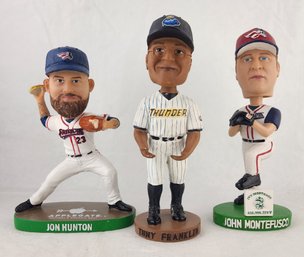 Baseball Bobbleheads - Somerset Patriots John Hunting Tony Franklin John Montefusco