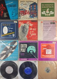 Set Of 10' Vinyl LP Records - Classical Music French & Spanish Music