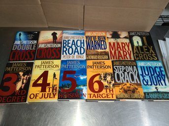 Lot Of James Patterson Hardcover Books