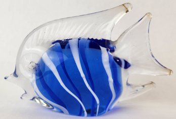 Glass Art Fish Figure