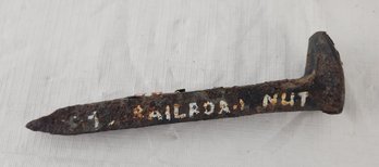 Vintage Railroad Track Iron Spike