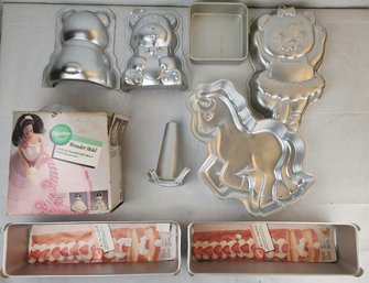 Wilton Enterprise (Teddy Bear, Doll, Horse) Cake Molds