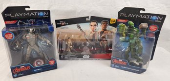 Lot Of Disney Infinity Star Wars & Playmation Marvel Avengers Action Figures - New, Sealed.