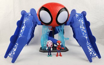 Marvel Spiderman / Spidey And His Amazing Friends Web-Quarters Playset