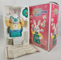 Vintage Musical Bubble Blowing Rabbit