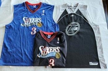 Lot Of Allen Iverson AI The Answer Sports Basketball Jerseys