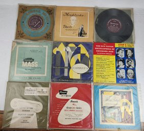 Lot Of Vintage 10' Vinyl LP Records