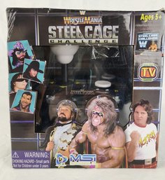 Wrestlemania Steel Cage Challenge  Throwback 25th Anniversary Plug & Play - New Open Box
