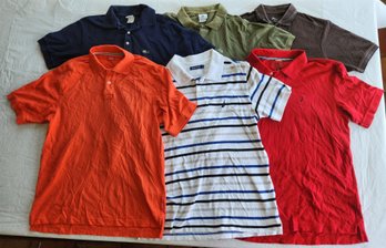 Lot Of Polo Shirts (Tommy Bahama, LaCoste, Nautica & Izod)