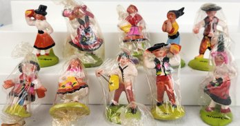 Lot Of S.A. Leart Co. Folk Art Figures / Figurines - Made In Portugal #10
