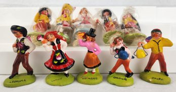 Lot Of S.A. Leart Co. Folk Art Figures / Figurines - Made In Portugal #6