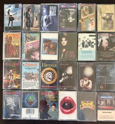 Lot Of 24 Assorted Music Cassette Tapes #3