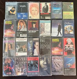 Lot Of 24 Assorted Music Cassette Tapes #4