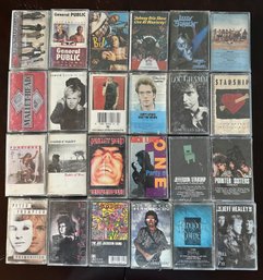 Lot Of 24 Assorted Music Cassette Tapes #8