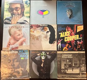 Lot Of 9 Assorted LP Vinyls