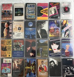 Lot Of 24 Assorted Music Cassette Tapes #13