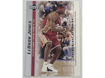 2003-04 Upper Deck Lebron James Phenomenal Beginning #8 Rookie Card