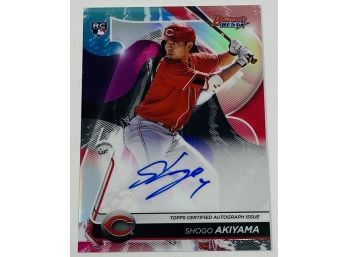 2020 Bowmans Best Shogo Akiyama Auto Refractor