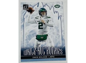 2021 Panini Donruss Zach Wilson White Hot Rookies