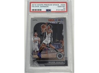 2019 Hoops Premium Stock Keldon Johnson #224 PSA 10