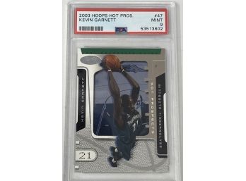 2003 Hoops Hot Prospects #47 Kevin Garnett PSA 9