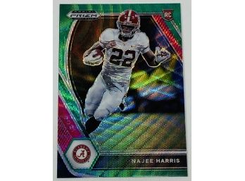 2021 Prizm Draft Picks Najee Harris Green Wave Prizm