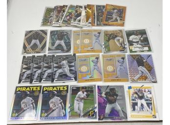 Lot Of 37 Pittsburgh Pirates Cards Josh Bell Kebryan Hayes