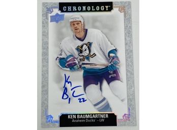 2018 Chronology Ken Baumgartner Auto