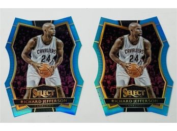 2016 Panini Select Lot Of 2 Richard Jefferson Light Blue Die Cut /199