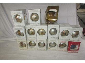 Lot Of 15 Schmid Hummel Christmas Ball Ornaments