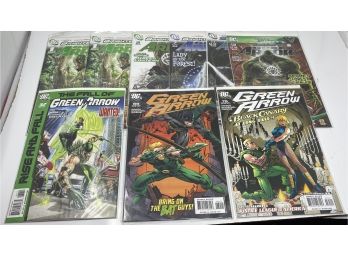 Lot Of 9 Green Arrow Comic Books 2007-2011