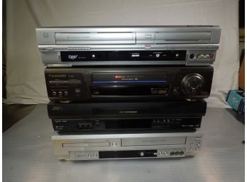 DVD/VCR Combo Unit Lot - Recorder, VCR, DVD Player