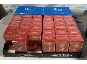 Lot Of 34 New Sealed Smart Collection's Version Of Red Door Elizabeth Arden Perfume  In Display Box 15ml Each