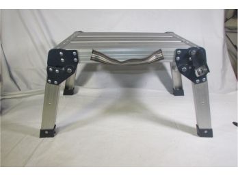 Haul Master Step Stool - Working Platform - Aluminum - 350lb Limit