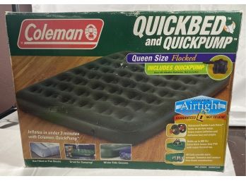 New Open Box Queen Size Coleman Quickbed And Quickpump