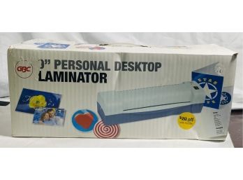 New GBC 9' Personal Desktop Laminator