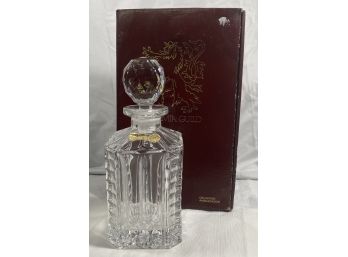 Vintage Bohemia Guild Lead Crystal Hand Made Decanter MEGA HIGH QUALITY In Box