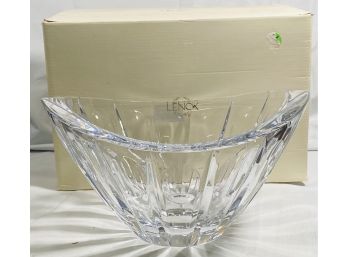 Lenox Ovations Heavy Mega High Quality Hand Cut Crystal Bowl In Box