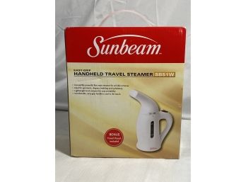 New Sunbeam Easy Grip Handheld Travel Steamer SB51W