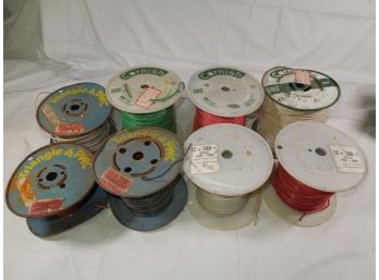 Lot Of 8 Spools Of Wire Cornish Triangle PWC