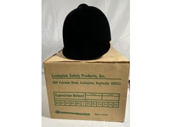 New In Box Lexington Safety Products Equestrian Helmet Size 7 1/4