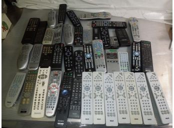 Large Lot Of Remote Controls (sony, RCA, Pioneer & More)