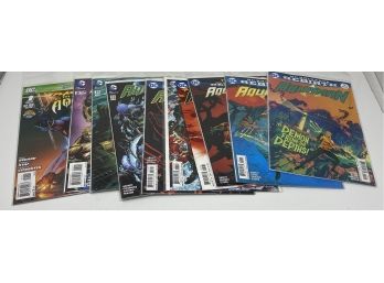 Lot Of 10 Aquaman Comic Books 2011-2017