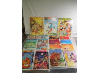 Lot Of 20 Vintage - Mostly Disney - Frame Tray Puzzles