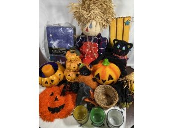 Large Lot Of Halloween Decorations