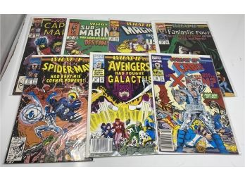 Lot Of 7 What If Marvel Spiderman Fantastic Four Comic Books 1990-1992