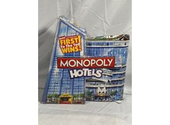 New Monopoly Hotels Board Game