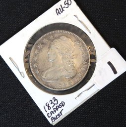 Half Dollar, 1833 Capped Bust