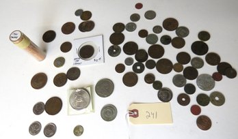 Lot Miscellaneous Foreign Coins