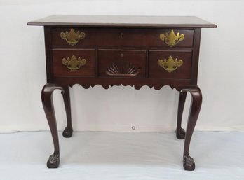 Mahogany Claw And Ball Foot Lowboy With Extensive Restoration